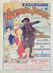 Póster publicitario del Chemin de Fer de l